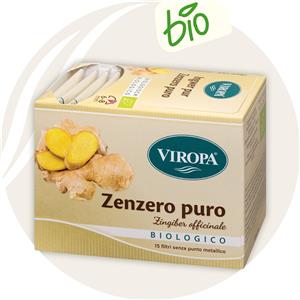 Viropa Zenzero Puro Bio - Infuso Aromatico in 15 Bustine Biologiche