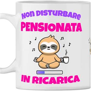 Tazza pensionata donna