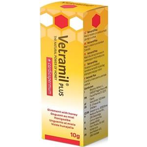 BFACTORY HEALTH PRODUCTS B.V. Vetramil Plus Pomata Uso Veterinario Al Miele Antiprurito 10g