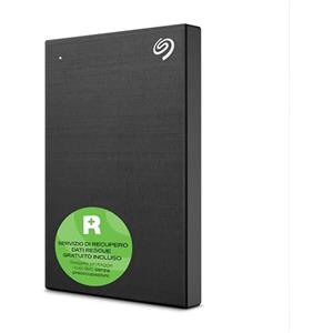 Seagate One Touch, 1 TB, disco rigido esterno portatile, crittografia hardware attivata mediante password, PC, notebook e Mac, USB 3.0, Nero, con 2 anni di Rescue Services (STKY1000400)