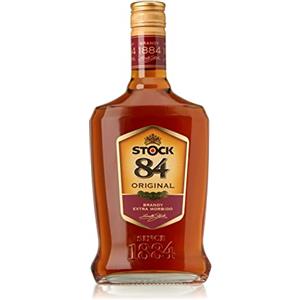 Stock 84 Original, Brandy Extra morbido prodotto con l'originale ricetta Italiana - 1 bottiglia da 700 ml (Confezione da 6)