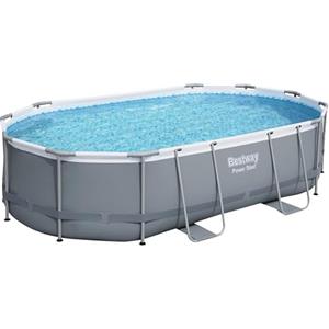 Bestway 56938 Piscina base fuori terra ovale Power Steel™ da 488x305x107 cm