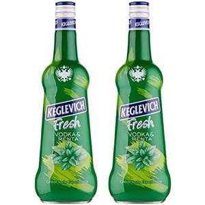 Keglevich Vodka alla Menta - 700 ml (Confezione da 2)