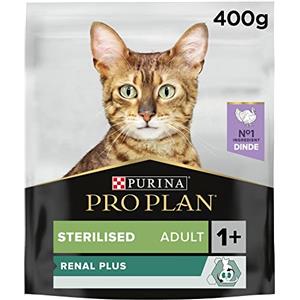 PURINA Pro Plan Pro Plan Purina Ranl Plus Sterilised Adult 1+ Crocchette Gatti Tacchino, 400g