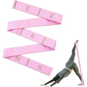 SCROLIEY Elastico Fasce di Resistenza,Yoga Stretching Band, Fitness Elastici e bande Yoga per Pilates, Fitness, Stretching, Allenamento, Danza
