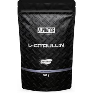 Alphatier Supplements Alphatier L Citrullina Malato in Polvere altamente dosata vegan + pura 500 g DL 2:1 - L-Citrulline Malate Powder - Fitness e Bodybuilding - Qualità premium