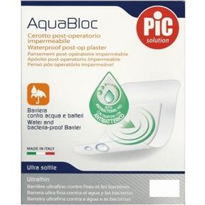 Pic Aquabloc Cerotto Impermeabile 5x7 cm - Set di 5 Pezzi con Antibatterico