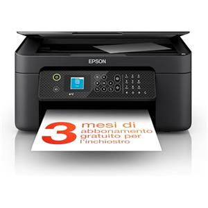 Epson Workforce WF-2910DWF Stampante Multifunzione A4 a getto d'inchiostro (Stampa Fronte Retro, Scansione, Copia, Fax) Display LCD 3.7cm, WiFi, Ethernet, Stampa da mobile e su Cloud, AirPrint