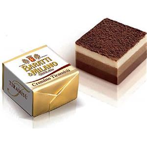 バラッティエミラノ CIOCCOLATINI BARATTI & MILANO CREMINO TIRAMISU' IN BUSTA DA 500 GR - TRE STRATI DIFFERENTI DI CIOCCOLATO: BIANCO, CREMA AL CAFFÈ E GIANDUIA