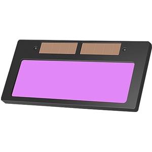 SEIWEI Lente per saldatura auto oscurante, 109 x 52 mm, a energia solare, oscuramento automatico, lente di ricambio per casco da saldatura, maschera di saldatura auto oscurante, lente di ricambio