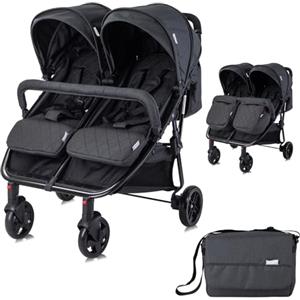 Lorelli Passeggino Gemellare Lorelli DUO Black