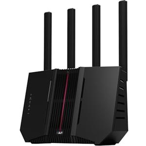 ASUS RT-BE92U Router WiFi Tri-band 7 Router Estendibile AiMesh 9,7Gbps, 320MHz, 4K-QAM, Porte WAN 10G, Porte LAN Quad 2,5G, Sicurezza di Rete, VPN, Tethering Mobile 4G LTE/5G, Smart Home Master, Nero