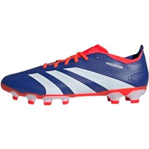 adidas Predator League Football Boots Multiground, Scarpe da Calcio Unisex-Adulto, Lucid Blue/Cloud White/Solar Red, 47 1/3 EU