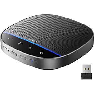 Anker PowerConf S500 - Altoparlante da conferenza con certificazione zoom, USB-C Bluetooth per chiamate, conferenze, telefonate, microfoni per registrazione vocale intelligente