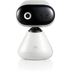 Motorola Nursery Baby Monitor PIP1000 con Telecamera - Telecamera per bambini con controllo tramite app - Baby Monitor - Visione notturna e comunicazione bidirezionale - Montaggio a parete - Bianco