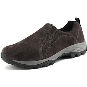 NORTIV 8 Scarpe da Trekking Impermeabili da Uomo Scarpe da Trekking da Campeggio Leggere da Trekking all'aperto Basse e Leggere,Size 44,Marrone,JS19007M