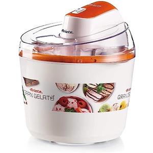 Ariete 642 Gelatiera Gran Gelato, Macchina Per Fare Il Gelato, 12 W, Capacità 1,5 L, Bianco