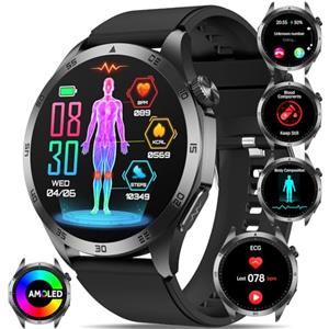 YYKY Orologio Smartwatch Uomo Donna ????li???????????????????? ECG+HRV/acido urico/BMI,1.43