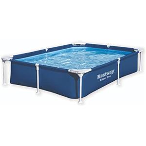 Bestway 56401-5 Piscina Fuori Terra Steel Pro Rettangolare da 221x150x43 cm