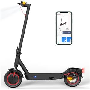 EVERCROSS MOTO EV10K PRO Monopattino Elettrico | E Scooter Adulti | Batteria 410WH | Motore 500W | Ruote da 10'' | Controllo tramite App | Ammortizzatori Doppi | Cruscotto a LED | Limite di Peso 150KG