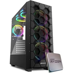 EMCA4 Computer Gaming PC Assemblato Ryzen 7 5800X - RTX 4070 Super 12GB - SSD M.2 1TB nvme - Ram 32GB DDR4 3200Mhz (2x16GB) - ARGB - Windows 11