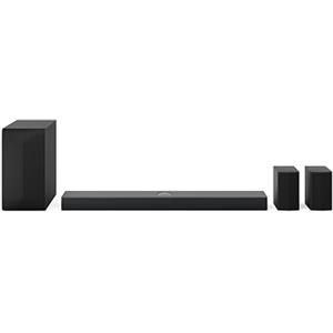 LG S70TR Soundbar TV 500W su 5.1.1 Canali con Subwoofer Wireless, Casse Posteriori Incluse, Dolby Atmos, DTS:X, Speaker Centrale Up-firing, HDMI Passthrough 4K 120Hz, AI Sound Pro