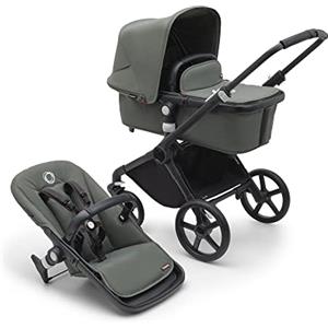 Bugaboo Fox Cub, Passeggino Multi-Terreno Leggero e Resistente, Design Robusto e Cappottina Extra-Large, Sistema di Chiusura in un Unico Pezzo che Resta in Piedi, Forest Green