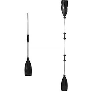 Dioche 2 Pezzi Pagaia per Kayak, Pagaia Combinata Divisibile Pagaia per Barca in Lega di Alluminio, 126cm Coppia di Remi per Canoa Kayak Gonfiabile SUP Barche Gommone