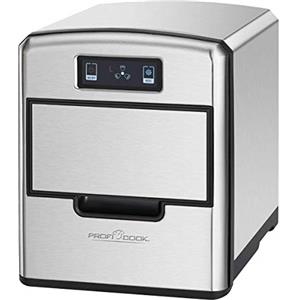 Profi Cook ProfiCook PC-EWB 1187 - Macchina per cubetti di ghiaccio, con sensore touch, cubetti di ghiaccio disponibili in pochi minuti, 3 misure a scelta, alloggiamento in acciaio inox di alta qualità