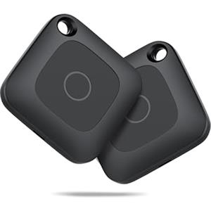 Hoxe Air Tracker Tag, Smart Tag Funziona con Apple Dov'è App (Solo iOS), Localizzatore Chiavi, Trova Oggetti per Valigie/Bagagli, 100dB Sonoro, Batteria Sostituibile, Impermeabile Key Finder, 2-Pezzo