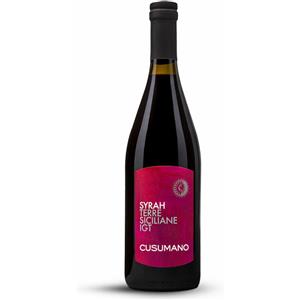 Cusumano Syrah 2023 - Vino Rosso Terre Siciliane IGT, 75 cl, Aromi Caldi e Avvolgenti
