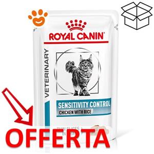 Royal Canin Sensitivity Control Cibo Umido per Gatti con Pollo e Riso - Bustina da 85 g