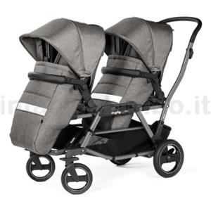 Peg Perego Passeggino Gemellare Peg Perego Piroet Duette City Grey