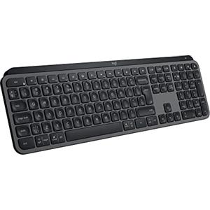 Logitech MX Keys S, Tastiera Wireless, Profilo Basso, Tasti Programmabili, Retroilluminazione, Bluetooth, USB C Ricaricabile, per PC Windows/Linux/Chrome/Mac - Grafite, Layout Italiano QWERTY