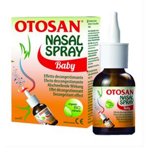Otosan Nasal Spray Baby 30ml - Decongestionante Nasale con Acqua di Mare e Ingredienti Biologici