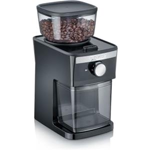 GRAEF. GRAEF CM252 - Macinacaffè elettrico, macinino rimovibile, 17 livelli di macinatura, interruttore di avvio/arresto illuminato, 130 W, nero