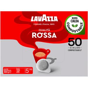 Lavazza 50 cialde ese 44mm lavazza qualità rossa