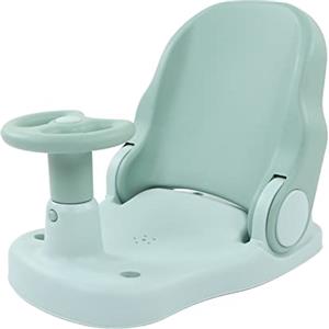 ciciglow Seggiolino Doccia Bimbo, Seggiolino Vasca da Bagno Bambino, 4 Ventose, Sedia per Doccia per bebè di Sicurezza Antiscivolo per bebè 6-18 Mesi, Vaschetta per Bagnetto con Supporto per (Verde)
