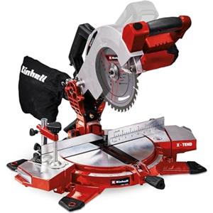 Einhell TE-MS 18/210 Li-Solo Troncatrice a batteria Power X-Change (giri al min. 3000, lama Ø210 x Ø30, inclinabile fino a 45 °, senza batteria e caricabatteria)