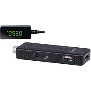 Trevi HE 3362 T2, Decoder Digitale Terrestre, DVBT-T2, Dimensioni Ridotte, Ricezione Programmi Qualità HD, HEVC con Codec H.265 10 Bit, HDMI, USB, Ricevitore IR con Display, Telecomando Incluso