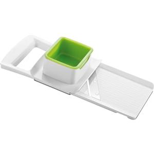 Wintem Mandolina con Lama Regolabile in Acciaio Inox 28cmx12 - Tre Spessori Diversi 1/2/3mm che Permettono di Adattarsi alle Preferenze - Sicuro e Facile da Utilizzare - Facile da Pulire