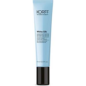 Korff White Silk Gel Localizzato Viso 15ml - Anti macchie e Anti età, Idratante per la pelle
