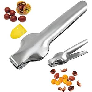 RosyFate Castagno Clip, Castagne Utensili Cucina, Clip Rapida per Castagne, Multifunzione Taglio della Castagna, Pinza Castagne, Clip di Castagno, Noce Pinze, Schiaccianoci Clip, Taglia Castagne