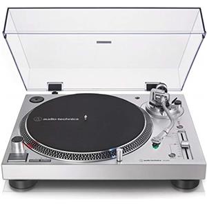 _audio technica_ AT-LP 120X USB SILVER - giradischi manuale a trazione diretta con braccio ad 'S'