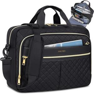IGOLUMON Porta PC 17,3 Pollici Borsa da Lavoro Donna Impermeabile Messenger Portadocumenti per Ufficio Università Insegnante