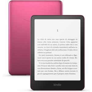 Amazon Kindle Paperwhite Signature Edition (Ultimo modello) - Il nostro Kindle più veloce con luce frontale a regolazione automatica, ricarica wireless - 32 GB - Rosa metallizzato