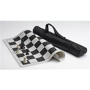 LE DUE TORRI Completo da torneo Scacchi + Scacchiera + Borsa. Idea Regalo per Bambini e Adulti, Ottimo per scuole e circoli. Scacchiera Professionale e Portatile, 2 giocatori