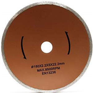 Wiltec Pezzo di ricambio - Disco di taglio Utensile tagliapiastrelle elettrico ad acqua Ø180mm