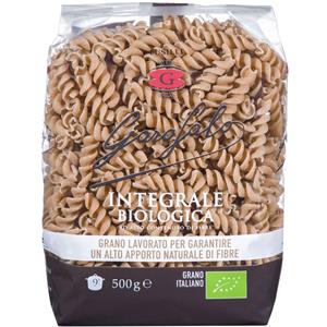 PASTIFICIO LUCIO GAROFALO SpA Fusilli Pasta Integrale Biologica Garofalo 500g