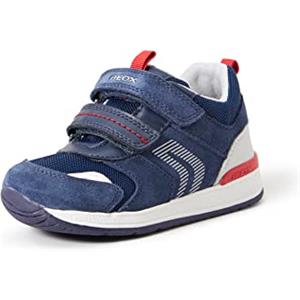 Geox B Rishon Boy B, Primi Passi Bimbo 0-24, Blu (999 Navy), 22 EU